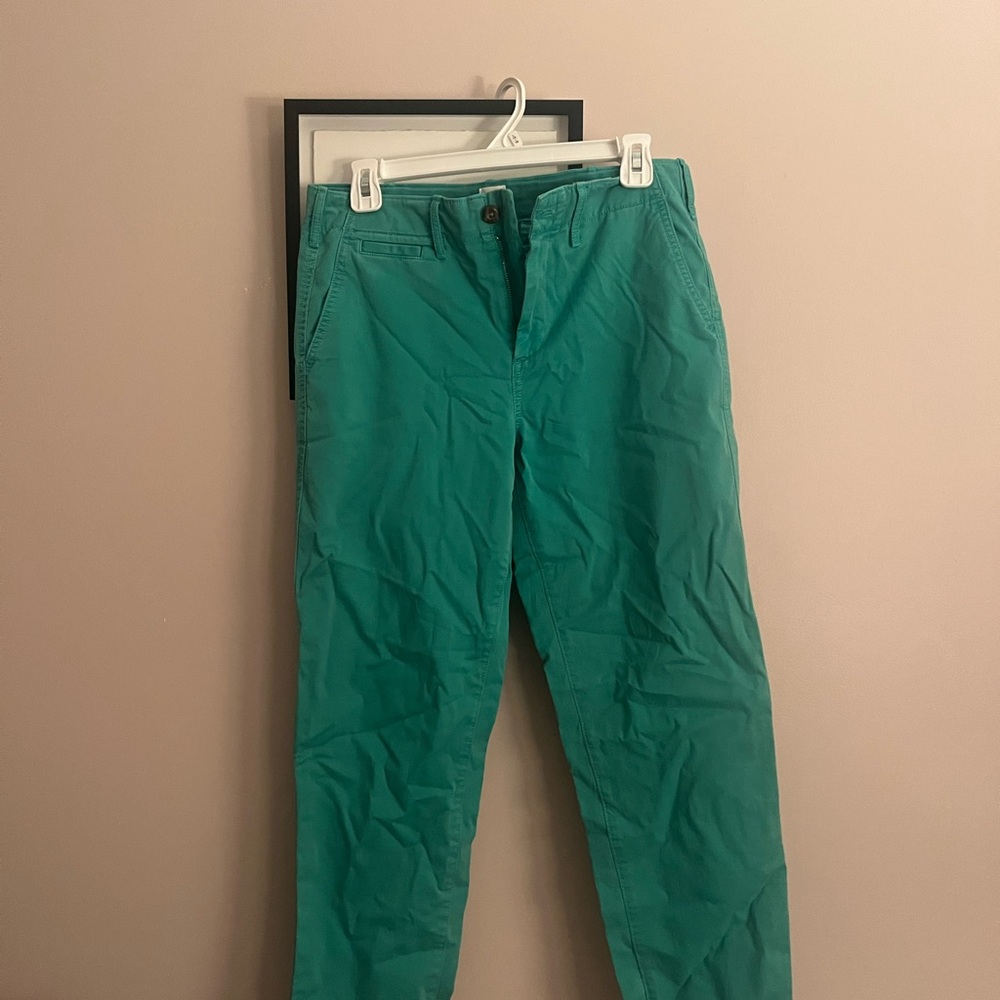 GAP Women's Teal Straight Leg Pants